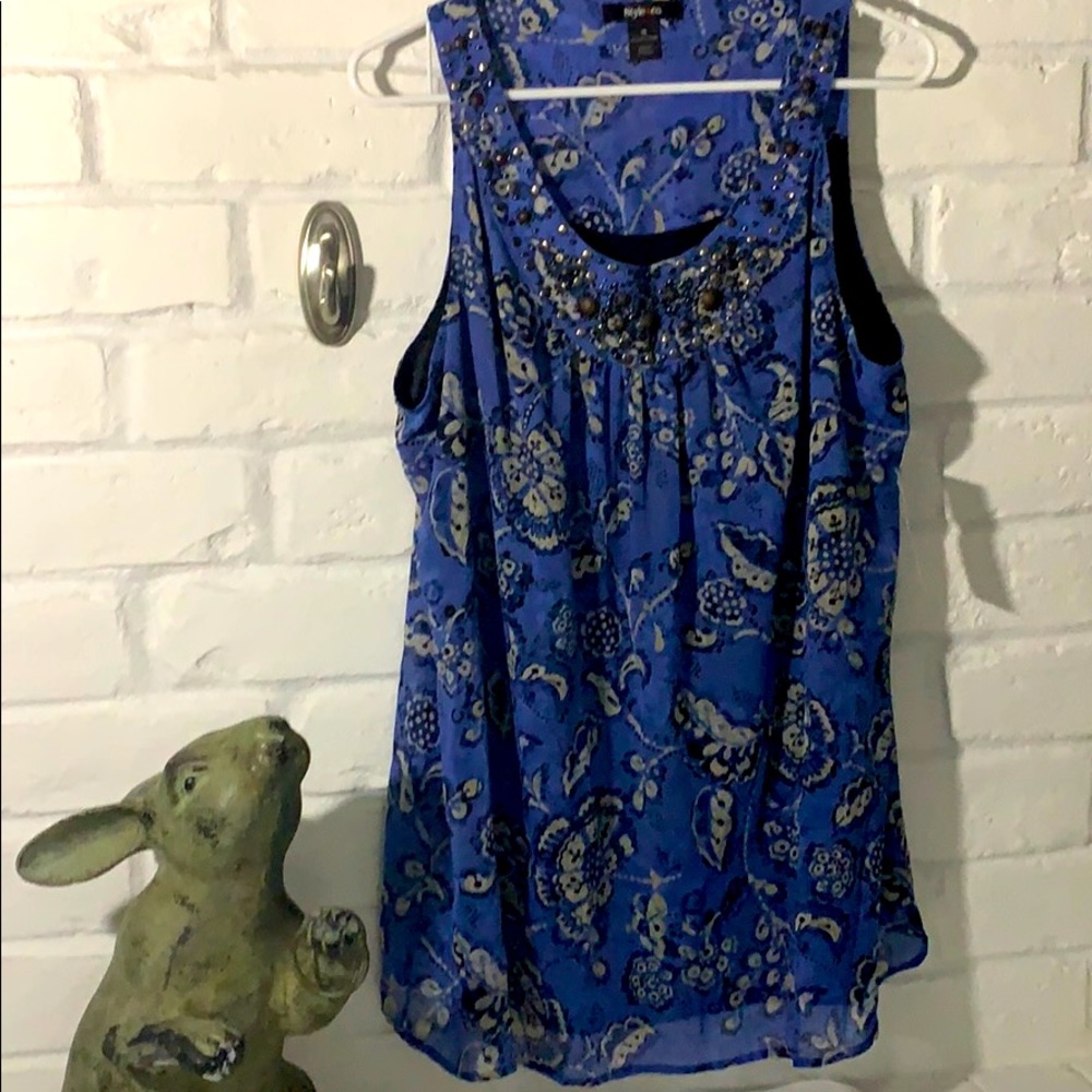Style and Company women’s 16 sleeveless blouse